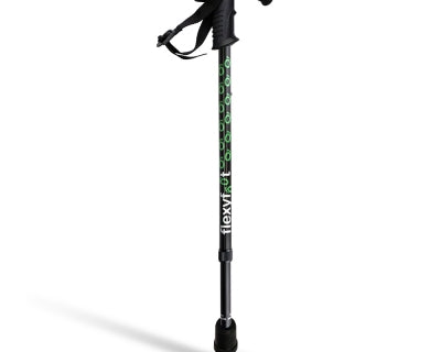 Wandelstok met Derby handvat zwart Flexyfoot