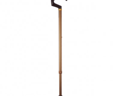 Wandelstok aluminium brons