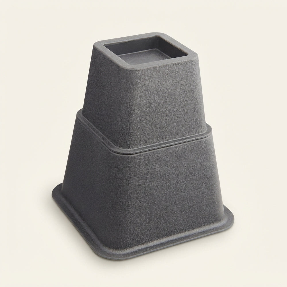 Bed- en meubelverhoger 8 / 13 / 21 cm, zwart