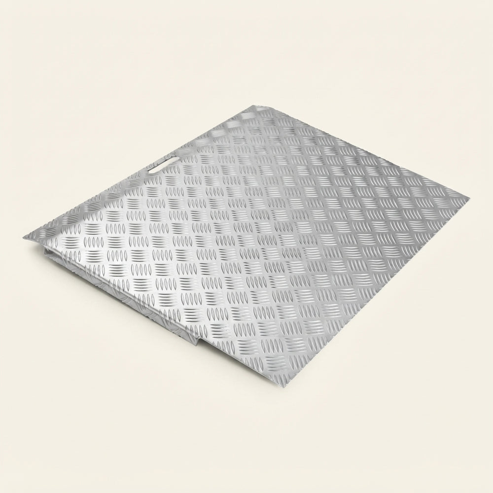 Drempelhulp aluminium type 3, B 78 cm, H 5 tot 15 cm