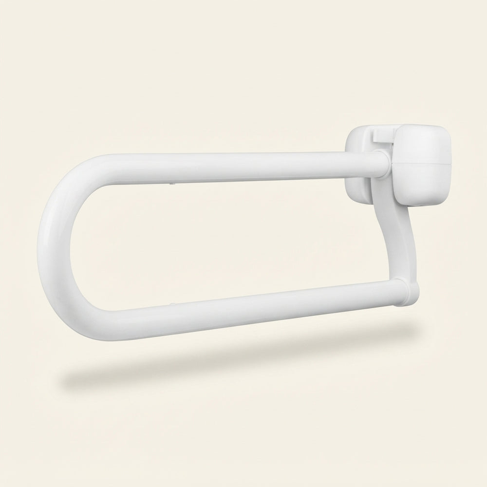 Toiletbeugel opklapbaar Premium, wit, 60 cm