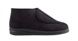 Comfortpantoffel zwart, hoog model