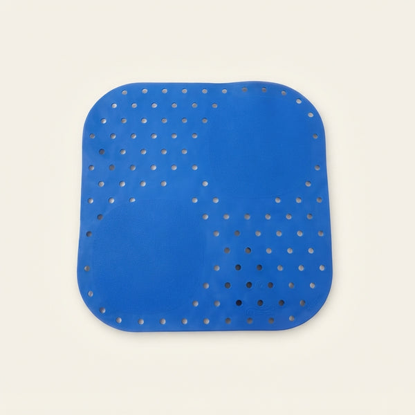 Anti-slip douchemat blauw