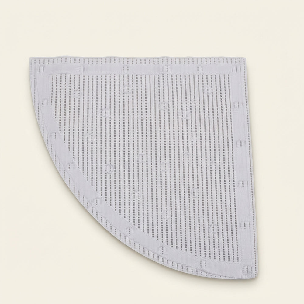 Anti-slip douchemat hoek wit