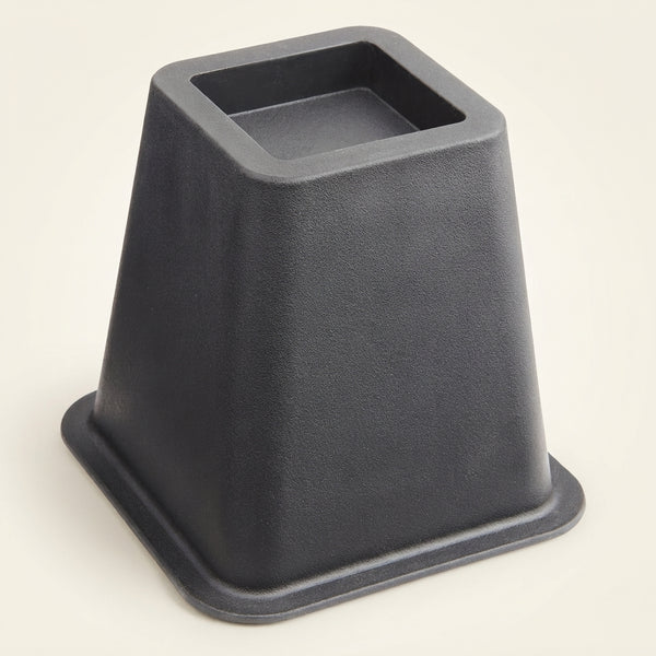Bed- en meubelverhoger 13 cm, zwart
