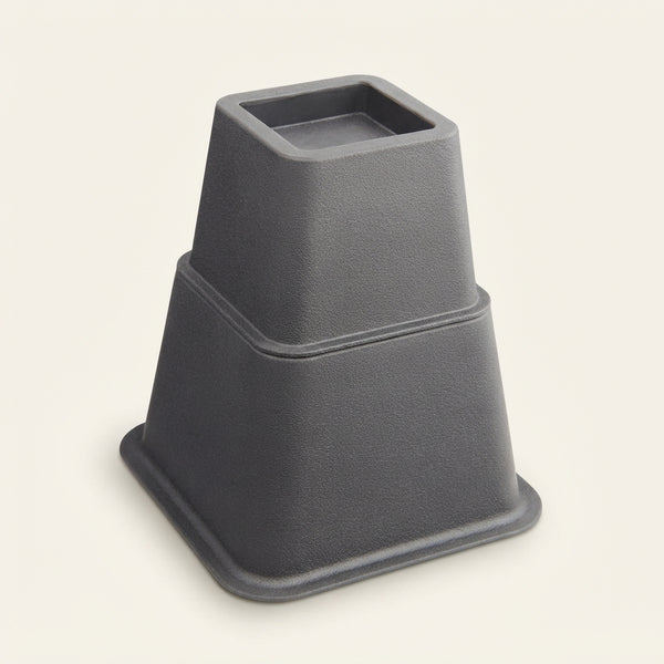 Bed- en meubelverhoger 8 / 13 / 21 cm, zwart