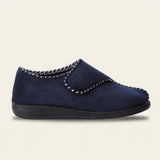 Comfortpantoffel blauw, laag model