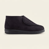 Comfortpantoffel zwart, hoog model
