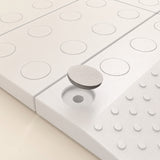 Drempelhulp vuldoppen grijs, set van 14 stuks