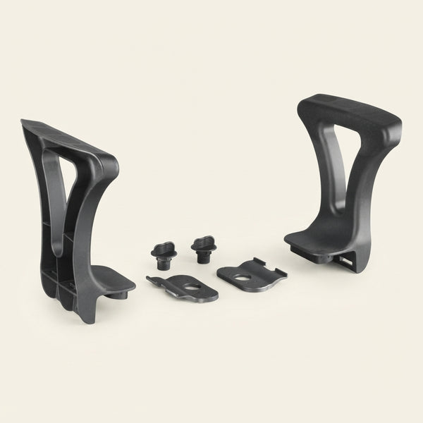 Quattro armleuningen zwart (2 stuks)
