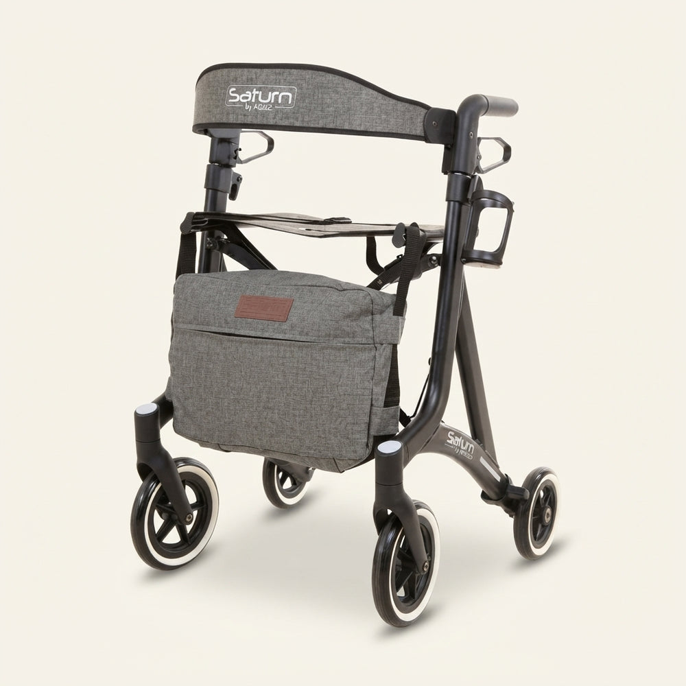 Rollator Saturn mat-zwart