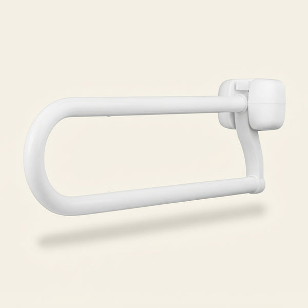 Toiletbeugel opklapbaar Premium, wit, 60 cm