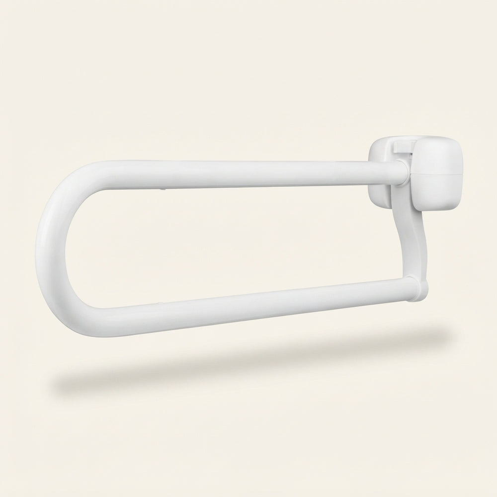 Toiletbeugel opklapbaar Premium, wit, 70 cm