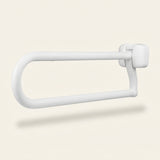 Toiletbeugel opklapbaar Premium, wit, 70 cm