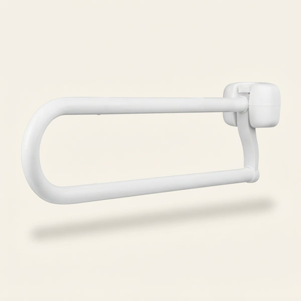 Toiletbeugel opklapbaar Premium, wit, 70 cm