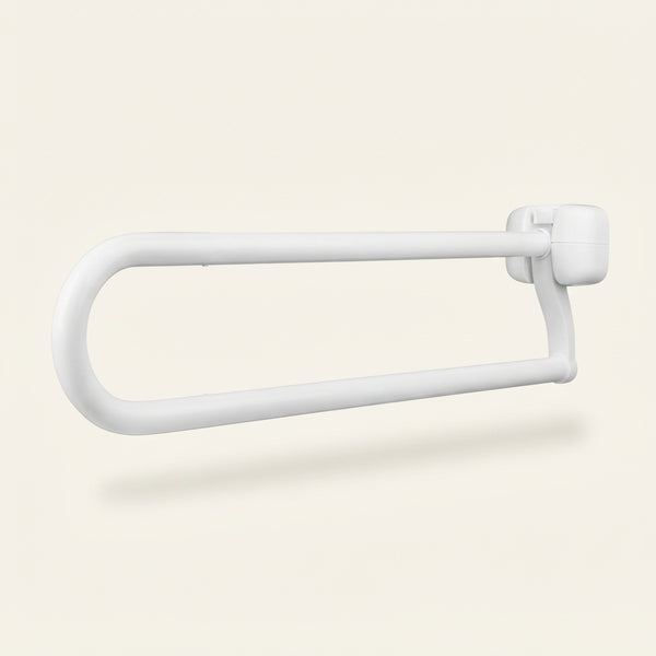 Toiletbeugel opklapbaar Premium, wit, 80 cm