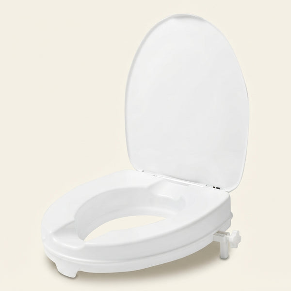 Toiletverhoger met klep, 6 cm hoog