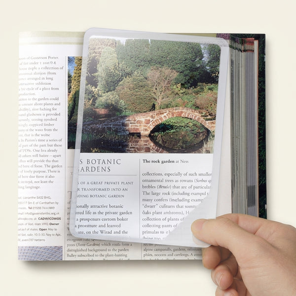 Vergrootglas blad flexibel 19x13cm