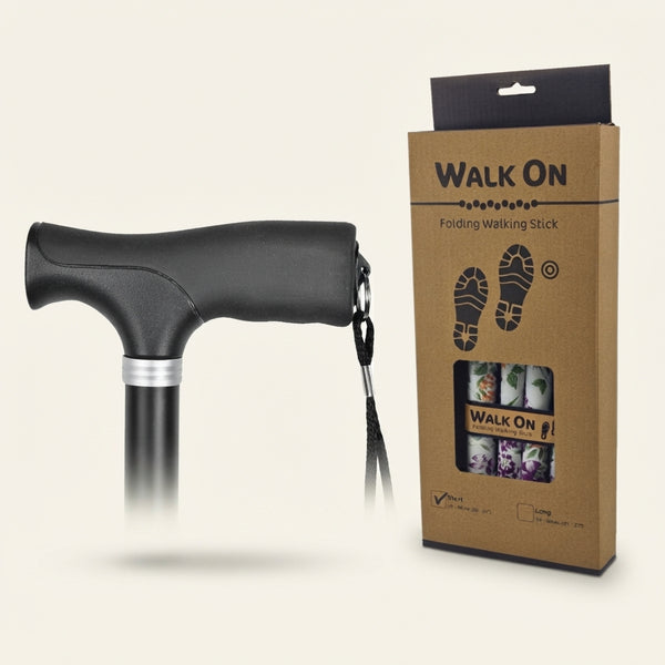 Walk-On opvouwbare wandelstok kort