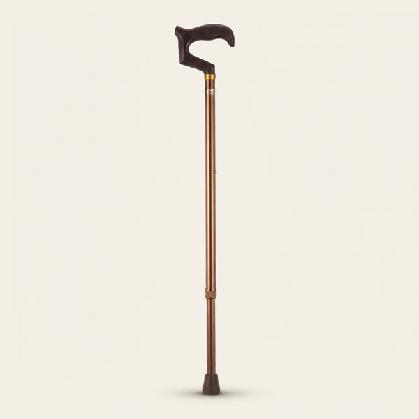 Wandelstok aluminium brons