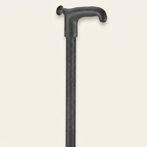 Wandelstok soft greep Zwart