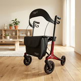 Titan Carbon Ultralight rollator rood