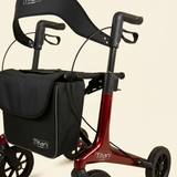 Titan Carbon Ultralight rollator rood